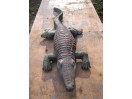Dřevěná socha - Krokodýl