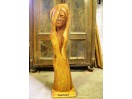 Dřevěná socha - Svědomí