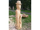 Dřevěná socha - Dřevorubec