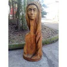 obrázek Dřevěná socha - Múza